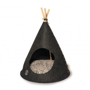 Danish Design Pet Teepee Grey 55 X 55 X 64cm